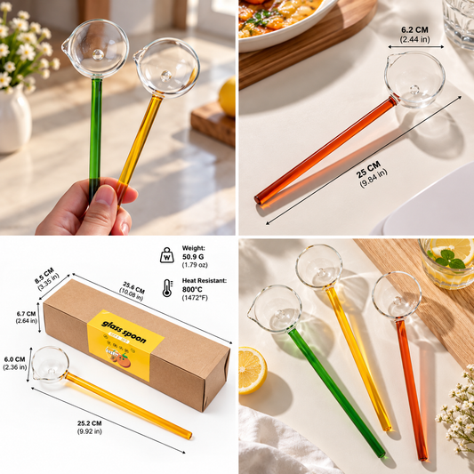 Tarka Spoon Long Handle - Kitchen Cooking & Serving Spoon