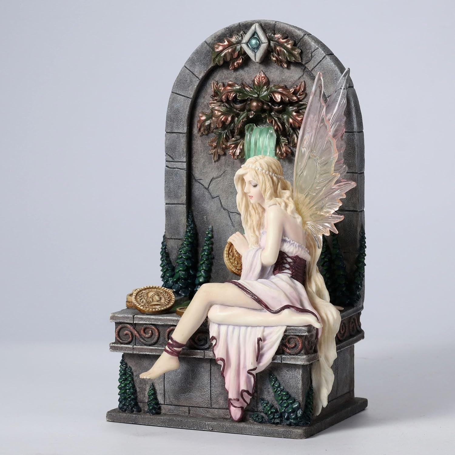 Fairy Wishing Well Selina Fenech LED Fountain Sculpture Home Decoration