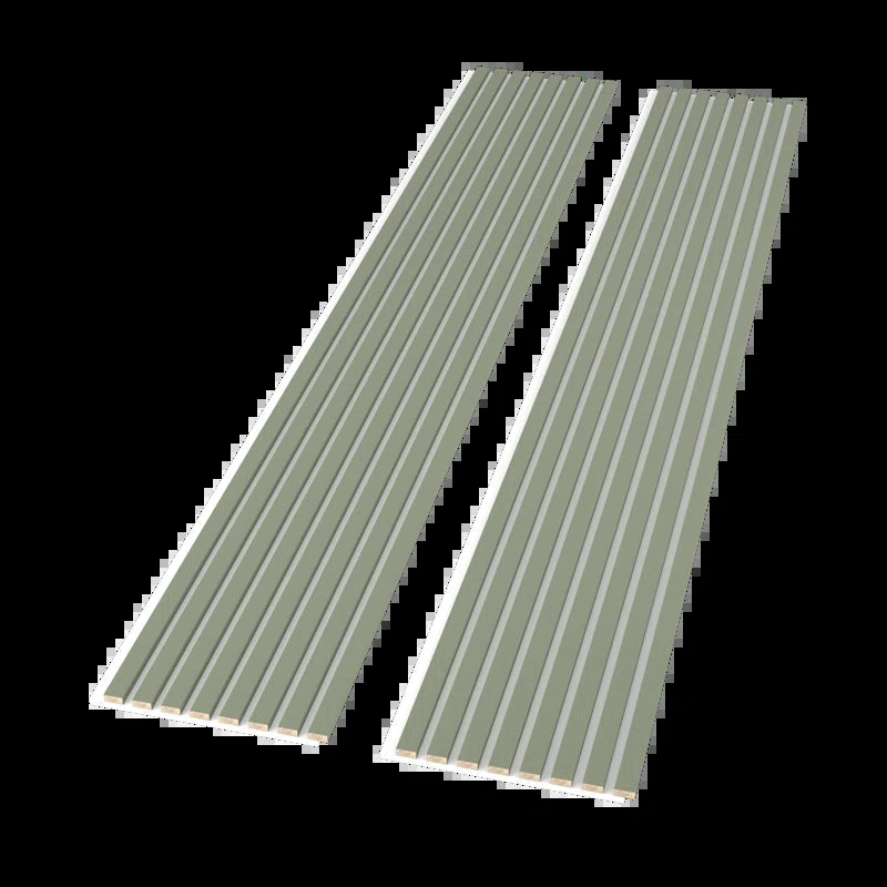 106” L X 12.6” W - 3D Acoustic Soundproof Wood Slat Wall Panel - Decorative Shiplap, Acoustic Wall Tile