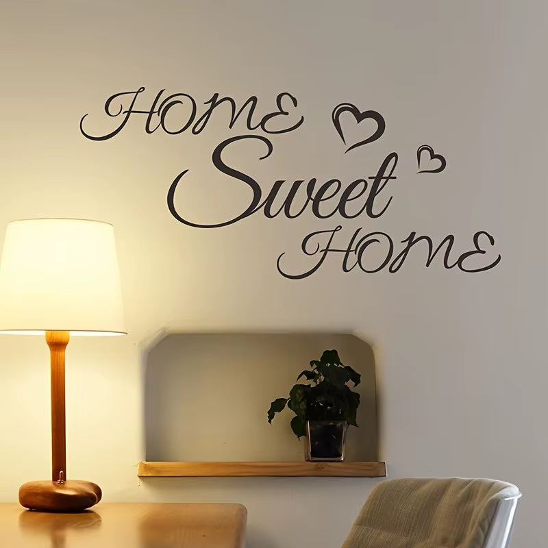 Home Sweet Home Home Decoration Accessories for Bedroom Vinyl Decals Diy Pvc Home Decoration Accessories