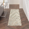 Home Aloha Natural 2'3" X 8' Area Rug - Easy Clean, Non Shedding, Bed Room, Living Room, Dining Room, Kitchen (8' Runner)