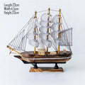 Simulation Pirate Boat Room Ornaments,Handmade Wooden Ship,Home Decoration,Study Office Decoration,Children'S Day,Birthday Gift