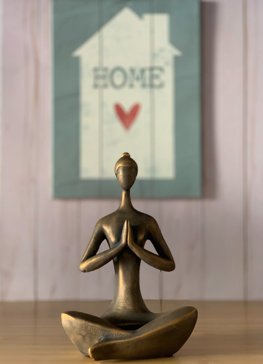 Handmade Yoga Pose Lady Figurine Candleholder - Home Decor, Gift, Meditation