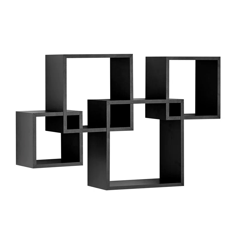 Intersecting Cube Accent Wall Shelf