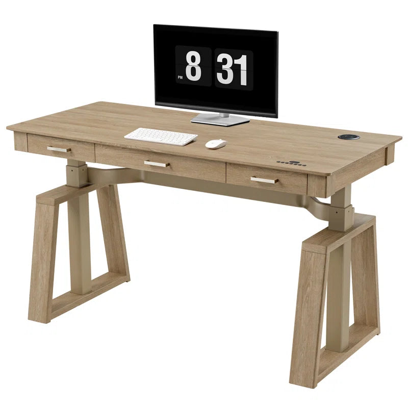 Radnor Electric Standing Desk with 3 Drawers
