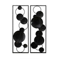 Caiene Handmade Modern Abstract Wall Decor on Metal