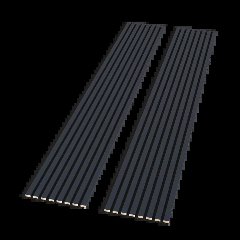 106” L X 12.6” W - 3D Acoustic Soundproof Wood Slat Wall Panel - Decorative Shiplap, Acoustic Wall Tile