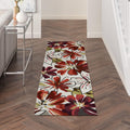 Home Fantasy Ivory 2'3" X 8' Area Rug - Easy Clean, Non Shedding, Bed Room, Living Room, Dining Room, Kitchen (8' Runner)