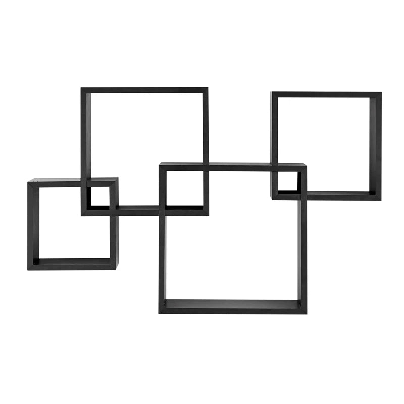 Intersecting Cube Accent Wall Shelf