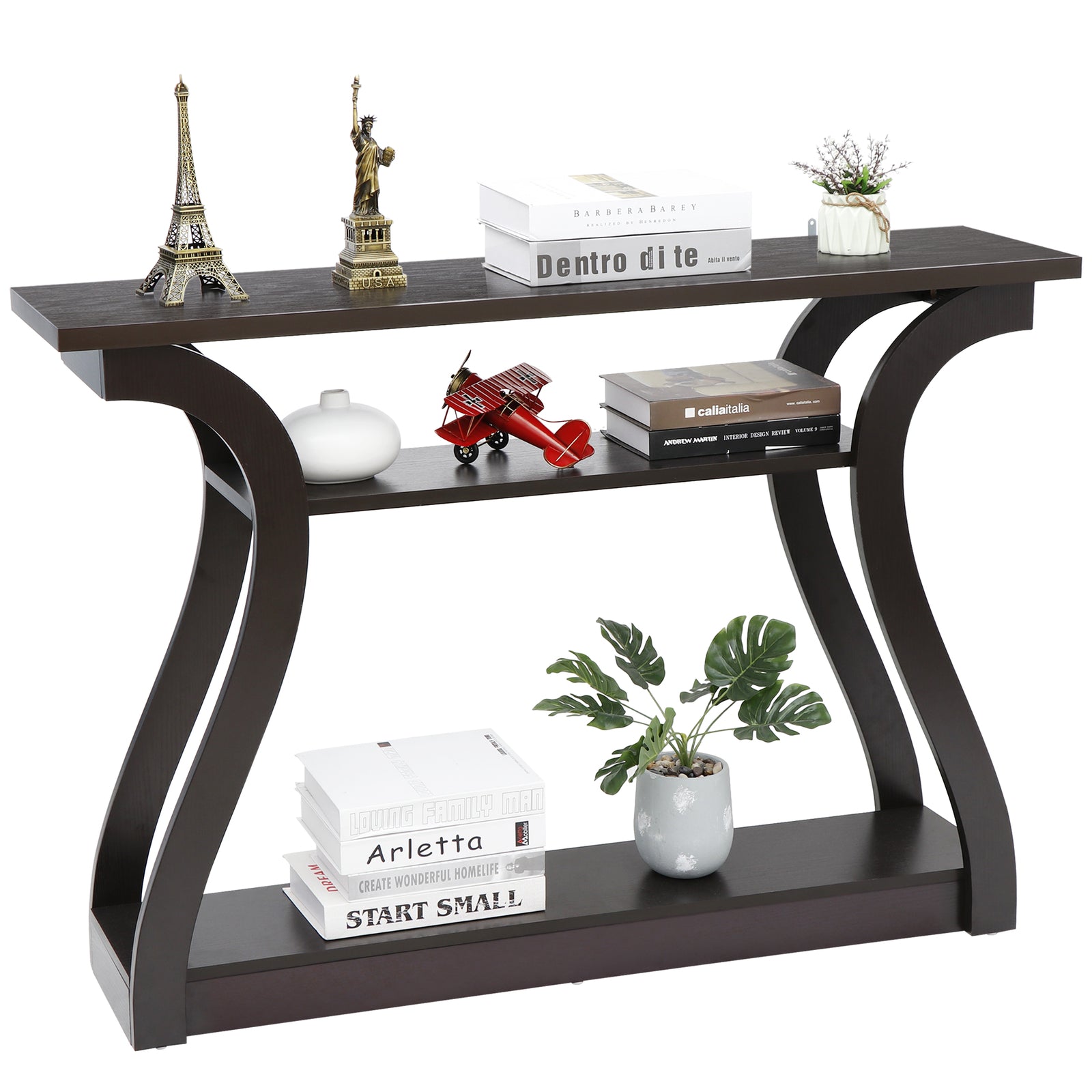 47" Console Table Side Stand Sofa Entryway Hall Display Storage Side Table Desk