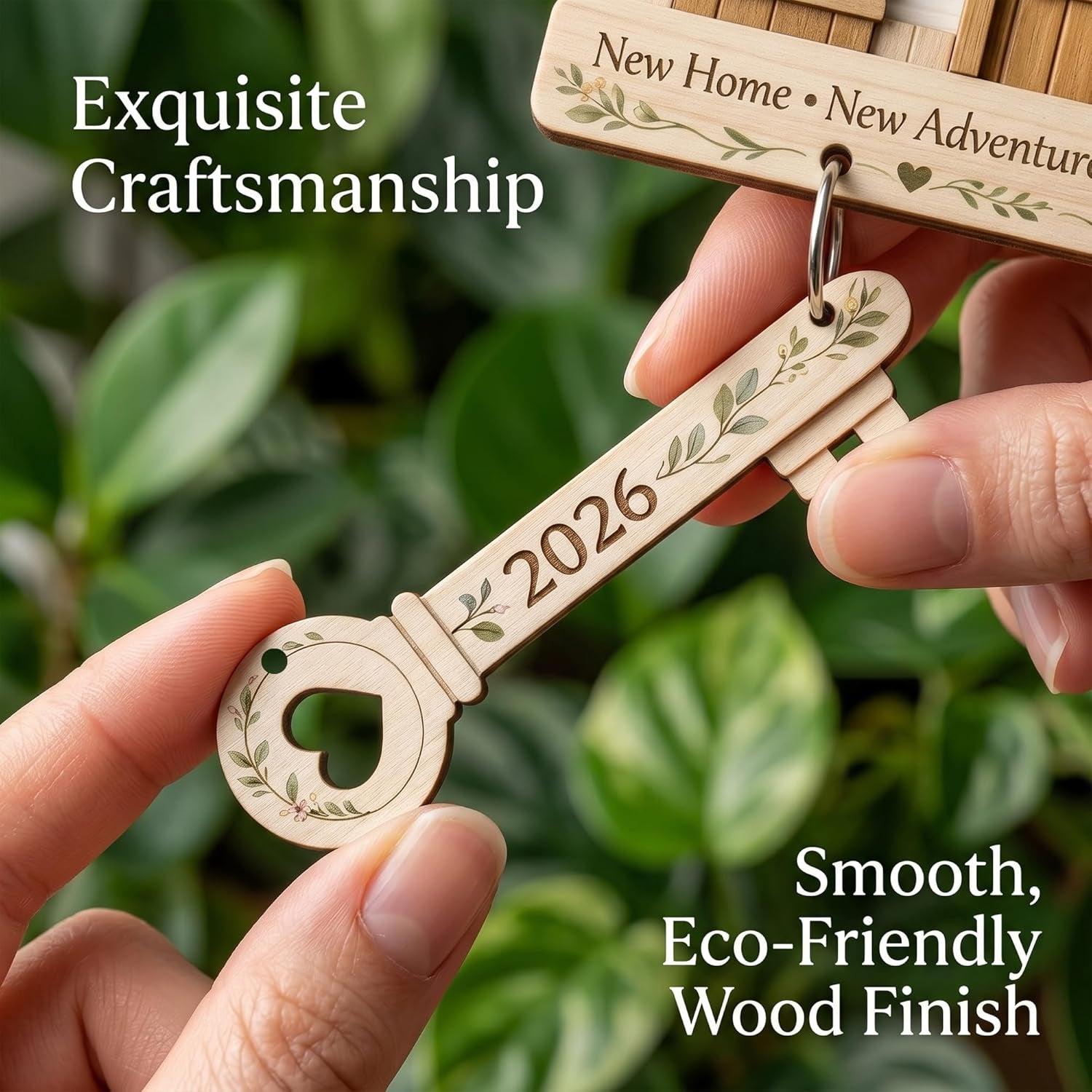 New Home Ornament 2026, New Home Gifts, Housewarming Presents, New House Gift, Welcome Home Gift, First Home Gifts, Home Sweet Home Decor, 4X4 Inch (ONM Newhome Eco)