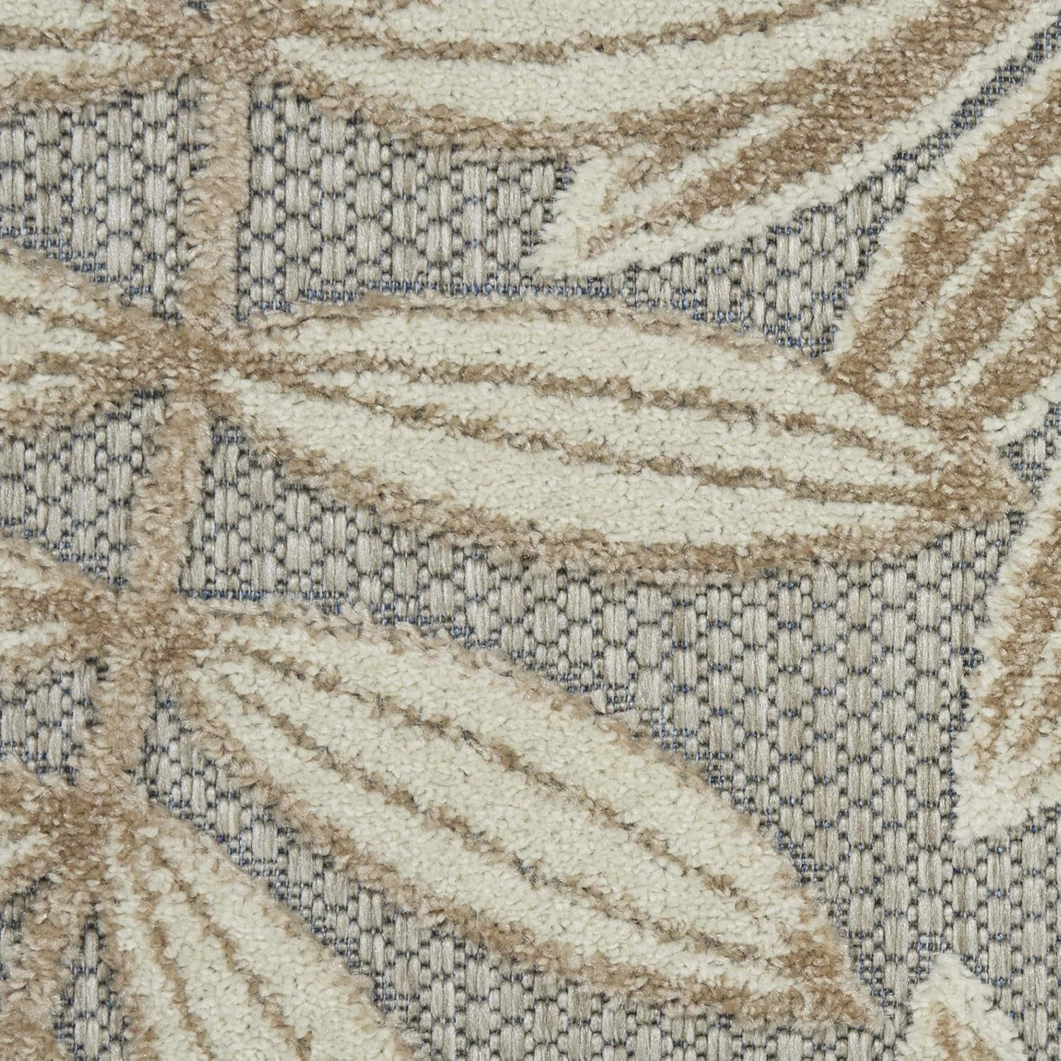 Home Aloha Natural 2'3" X 8' Area Rug - Easy Clean, Non Shedding, Bed Room, Living Room, Dining Room, Kitchen (8' Runner)