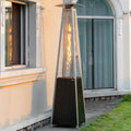 48000 -BTU Black Steel Floorstanding Liquid Propane Patio Heater