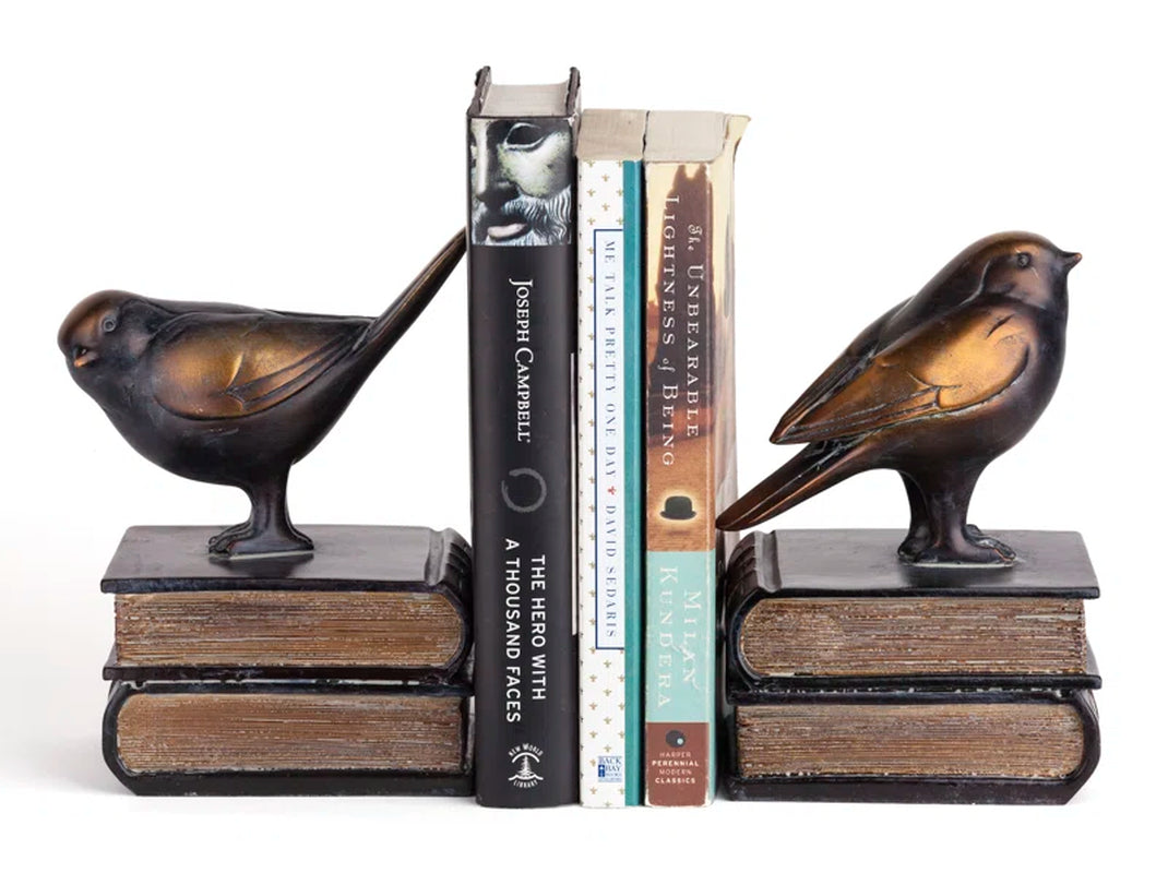Nolley Resin Non-Skid Bookends