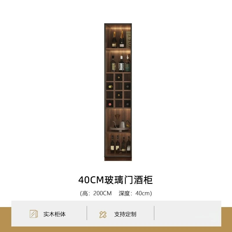 Home Living room glass display cabinets light luxury dining room storage locker wine cabinet modern pantry showcase furniture