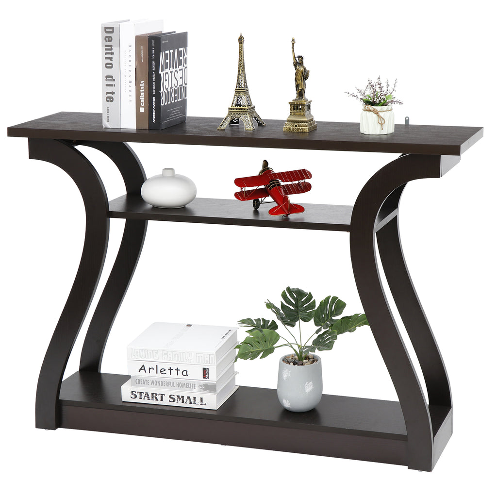 47" Console Table Side Stand Sofa Entryway Hall Display Storage Side Table Desk