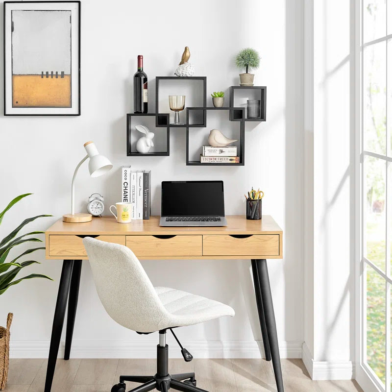 Intersecting Cube Accent Wall Shelf