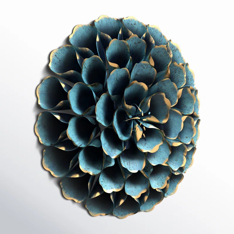 Handmade Traditional Plants & Flowers Wall Decor on Metal