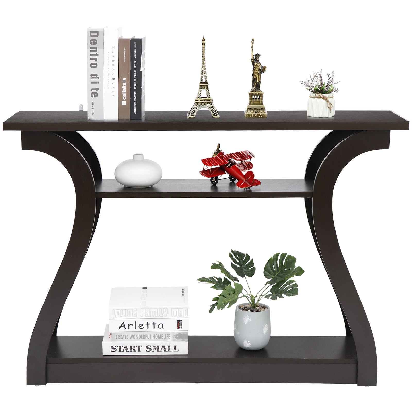 47" Console Table Side Stand Sofa Entryway Hall Display Storage Side Table Desk