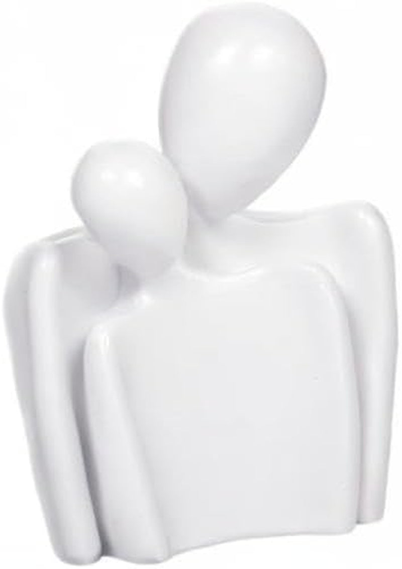Sculptures Home Decor Lover Statues- 8 Inch, Resin Modern Home Decor Couple Statues，Decorations for Living Room Office Bookshelf Bedroom
