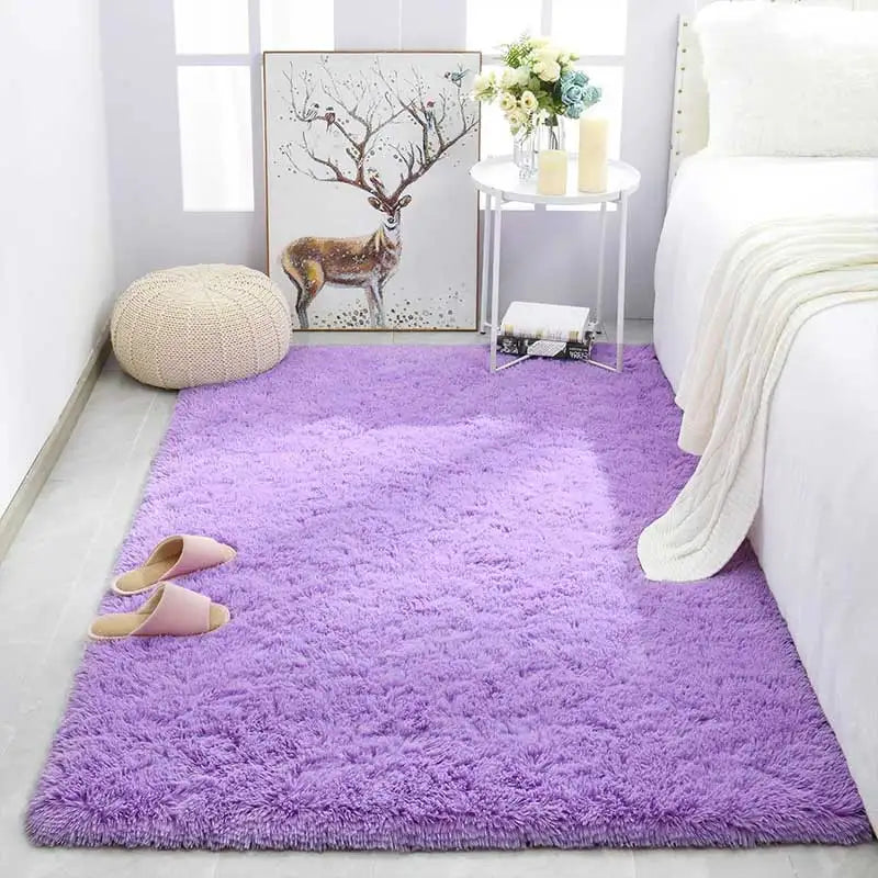 Plush Children's Bedroom Carpet Tent Play Rugs For Living Room Sofa Floor Cushions Modern Soft Fluffy Home Area Rug Gifts