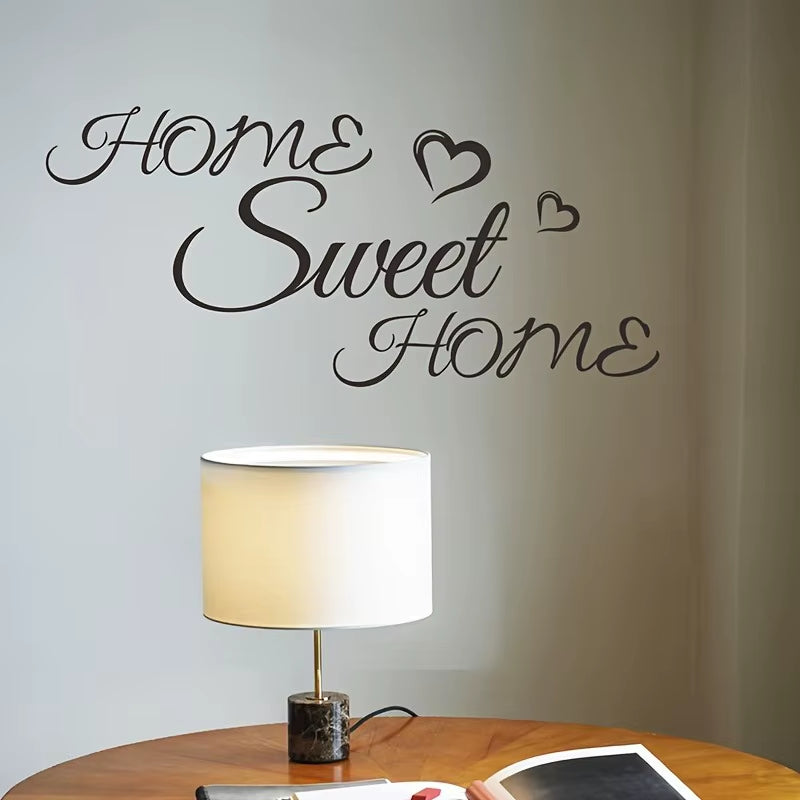 Home Sweet Home Home Decoration Accessories for Bedroom Vinyl Decals Diy Pvc Home Decoration Accessories
