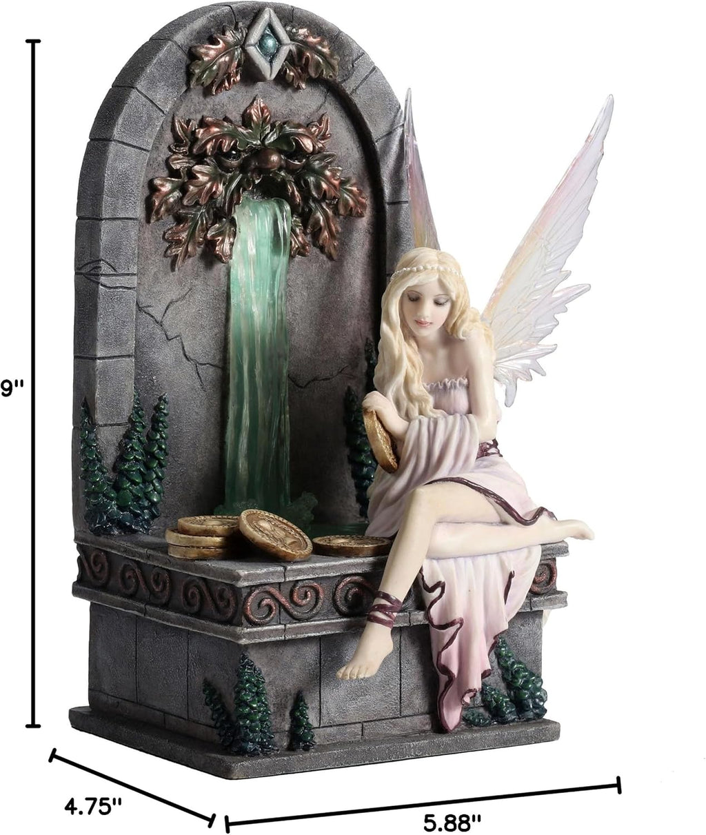 Fairy Wishing Well Selina Fenech LED Fountain Sculpture Home Decoration