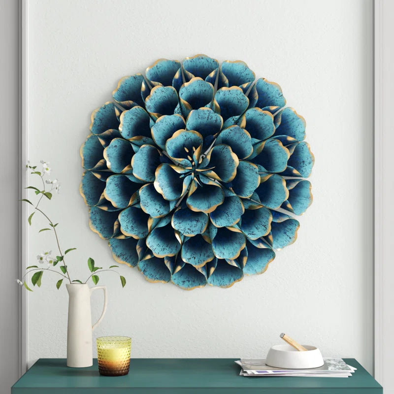 Handmade Traditional Plants & Flowers Wall Decor on Metal
