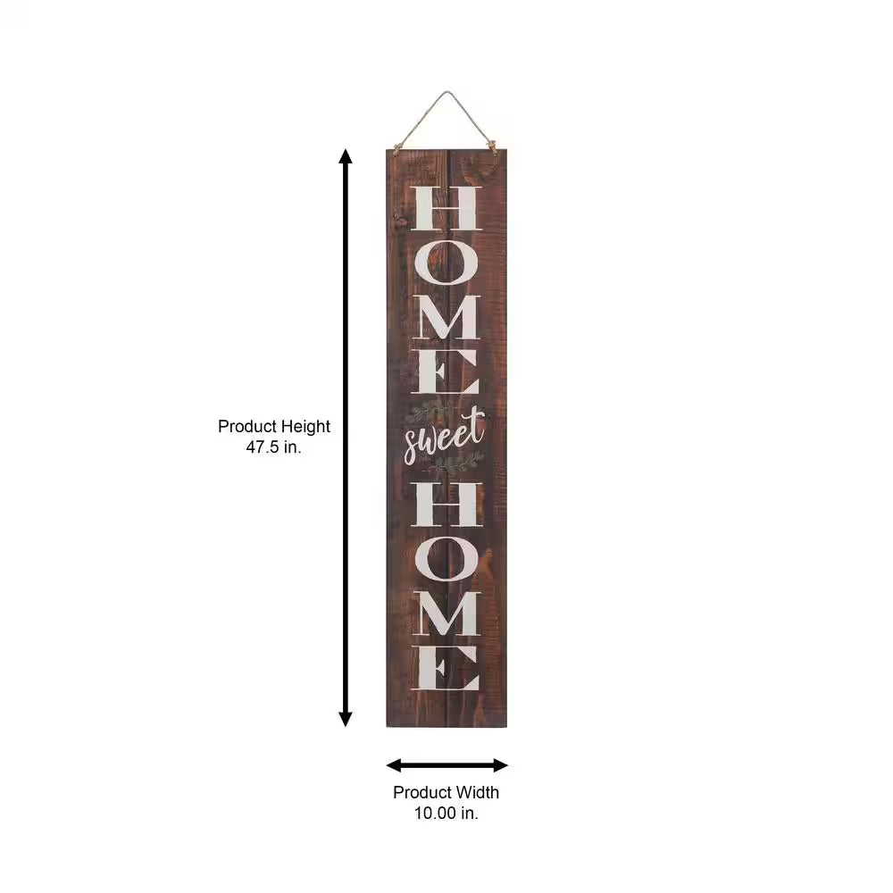 47.5 In. Hello Spring/Home Sweet Home MDF Leaners