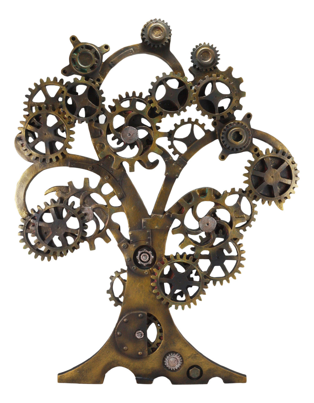 Steampunk Collectible Gearwork Mechanical Tree of Life Wall Sculpture Decorative
