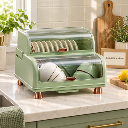 Kitchen Dish Storage Box, Storage Rack, Drain Rack, Household Bowl Drying Rack, Chopsticks Tableware Storage Box