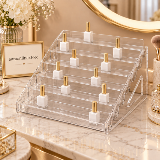 5-Layer Acrylic Cosmetic & Nail Polish Organizer