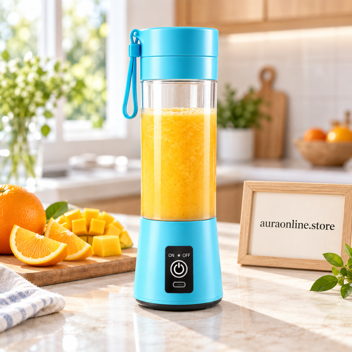Portable Electric Juicer Blender - Compact & Stylish