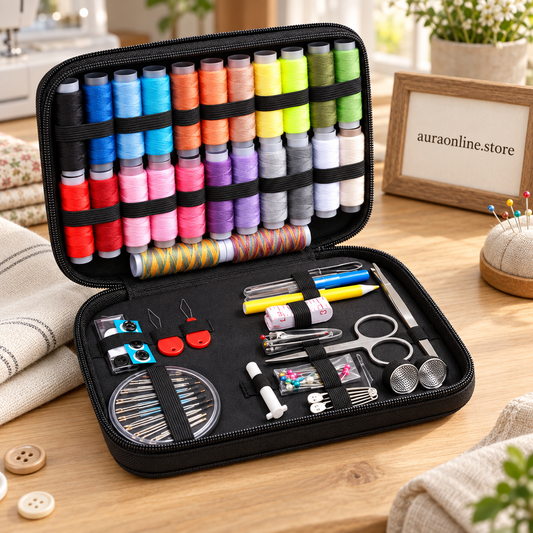 98 Pcs Sewing Kit Essentials - Complete Household Sewing Kit for Crafts and Repairs