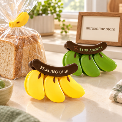 Banana Magnetic Sealing Clips – Cute Kitchen Storage Hack
