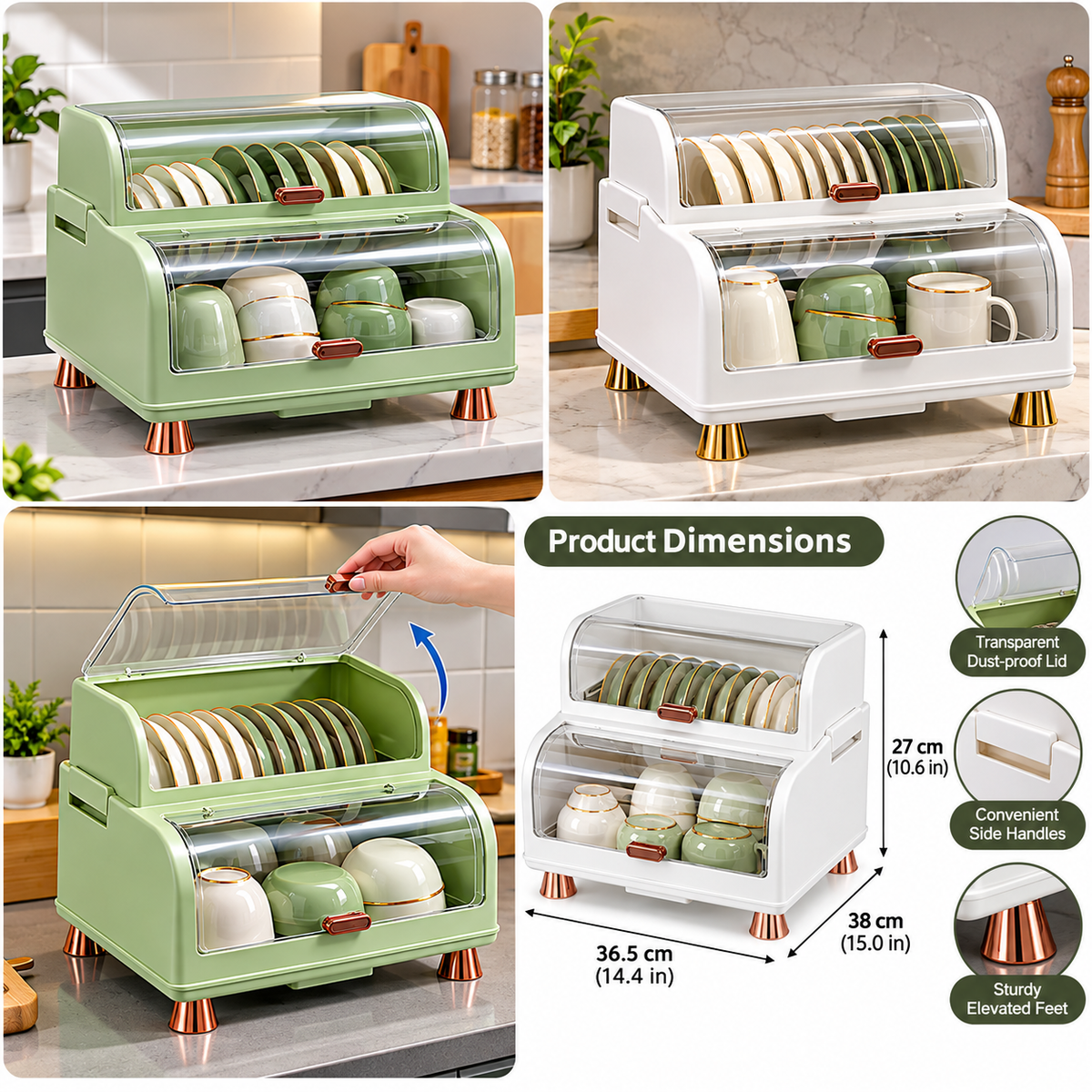 Kitchen Dish Storage Box, Storage Rack, Drain Rack, Household Bowl Drying Rack, Chopsticks Tableware Storage Box