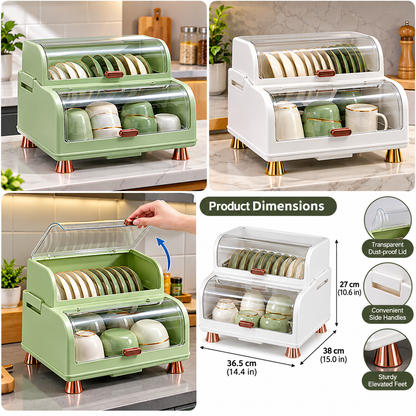 Kitchen Dish Storage Box, Storage Rack, Drain Rack, Household Bowl Drying Rack, Chopsticks Tableware Storage Box