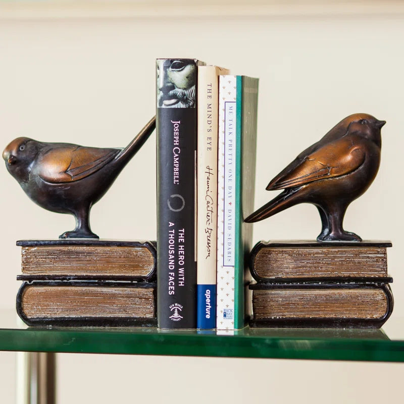 Nolley Resin Non-Skid Bookends