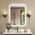 Wall-Mounted Mirror with Lights – Frameless, Infinite Dimming, Anti-Fog, 3 Light Modes, Built-In Bluetooth