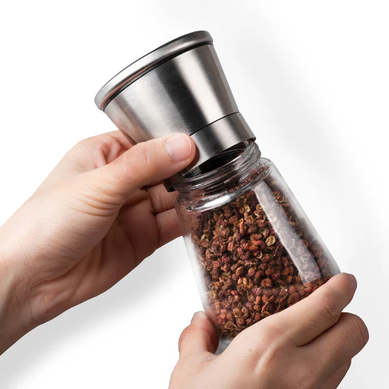 Pro Salt and Pepper Mill Set with Adjustable Ceramic Rotor