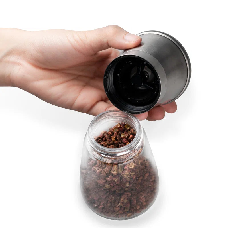 Pro Salt and Pepper Mill Set with Adjustable Ceramic Rotor