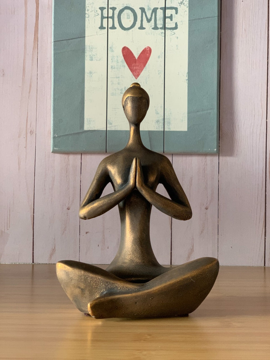 Handmade Yoga Pose Lady Figurine Candleholder - Home Decor, Gift, Meditation