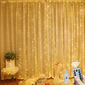 Christmas Lights LED Fairy String Curtain Lights 8 Mode Remote USB Festoon Christmas Decor For Home Holiday New Year Lamp