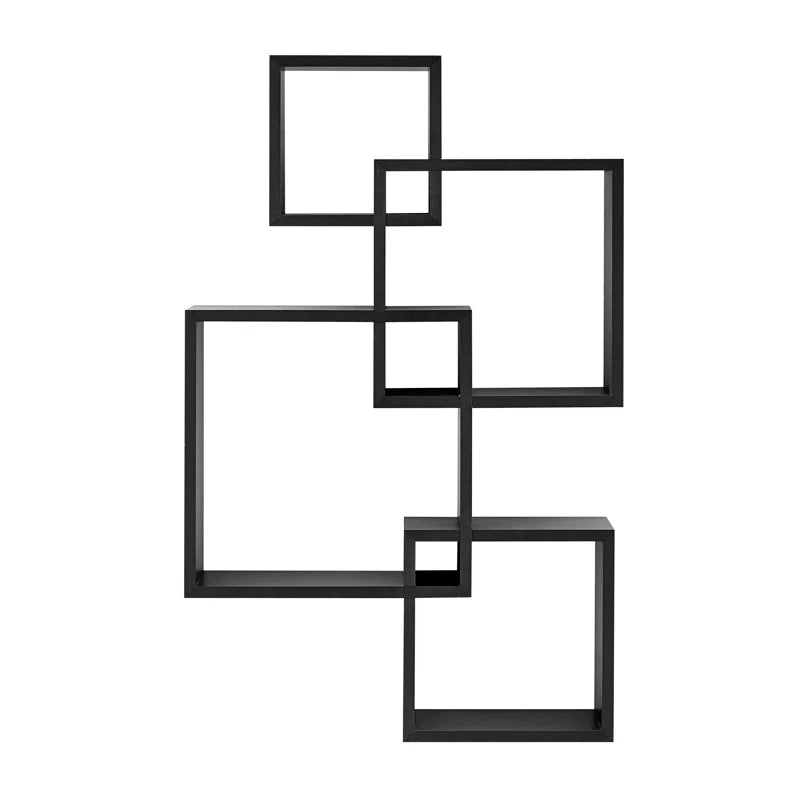 Intersecting Cube Accent Wall Shelf