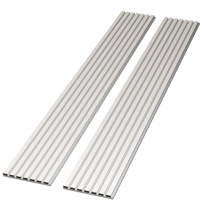 106” L X 12.6” W - 3D Acoustic Soundproof Wood Slat Wall Panel - Decorative Shiplap, Acoustic Wall Tile