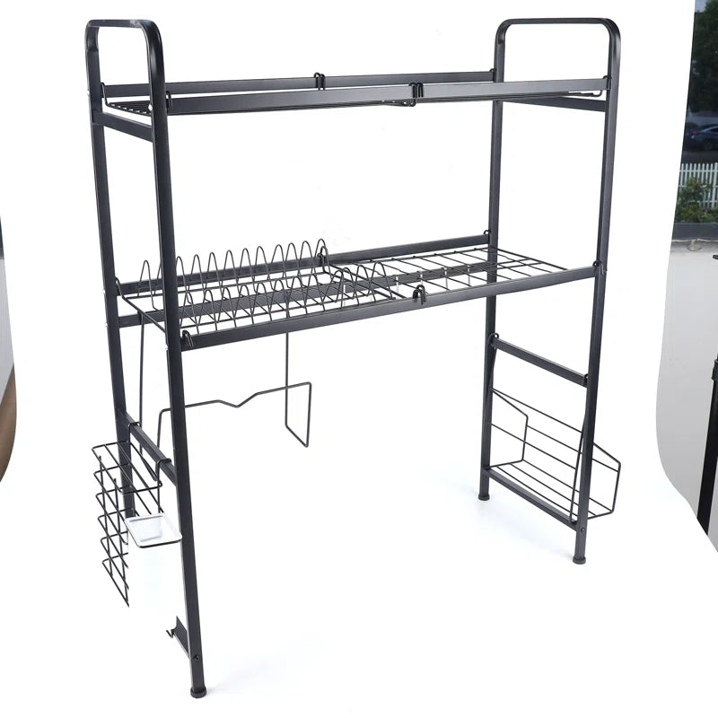 Stainless Steel Double-Layer Drain Rack Kitchen Storage Rack Sink Rack