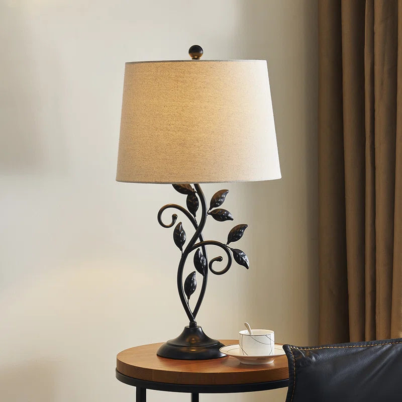 Grinstead 26" Metal Table Lamp Set (Flower, Dimmable) - MCM Vintage Modern Funky Accent Table Lamps for Bedroom Bedside/Nightstand, Living Room & Desk