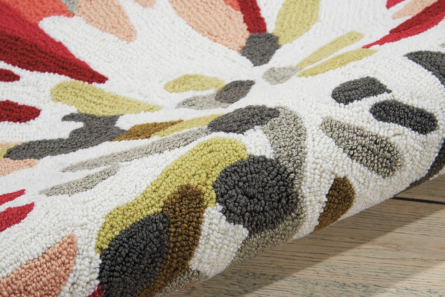 Home Fantasy Ivory 2'3" X 8' Area Rug - Easy Clean, Non Shedding, Bed Room, Living Room, Dining Room, Kitchen (8' Runner)