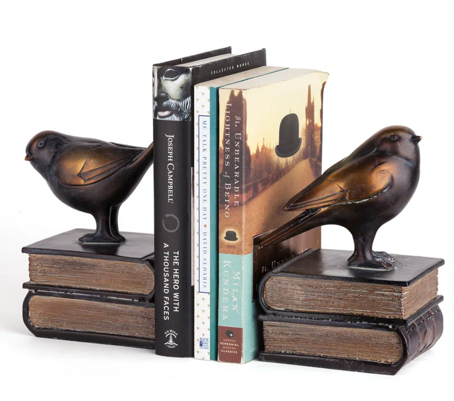 Nolley Resin Non-Skid Bookends