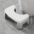 Adjustable Non-Slip Squat Stool for Toilet, Bathroom Step Stool with Anti-Skid Base - Portable & Space-Saving for Home/Travel